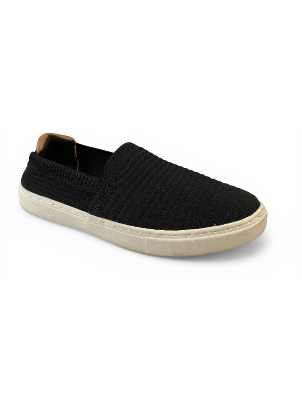 Kelly & Katie Black Knit Slip On Sneakers Womens Size 7M Casual Comfort Shoes
